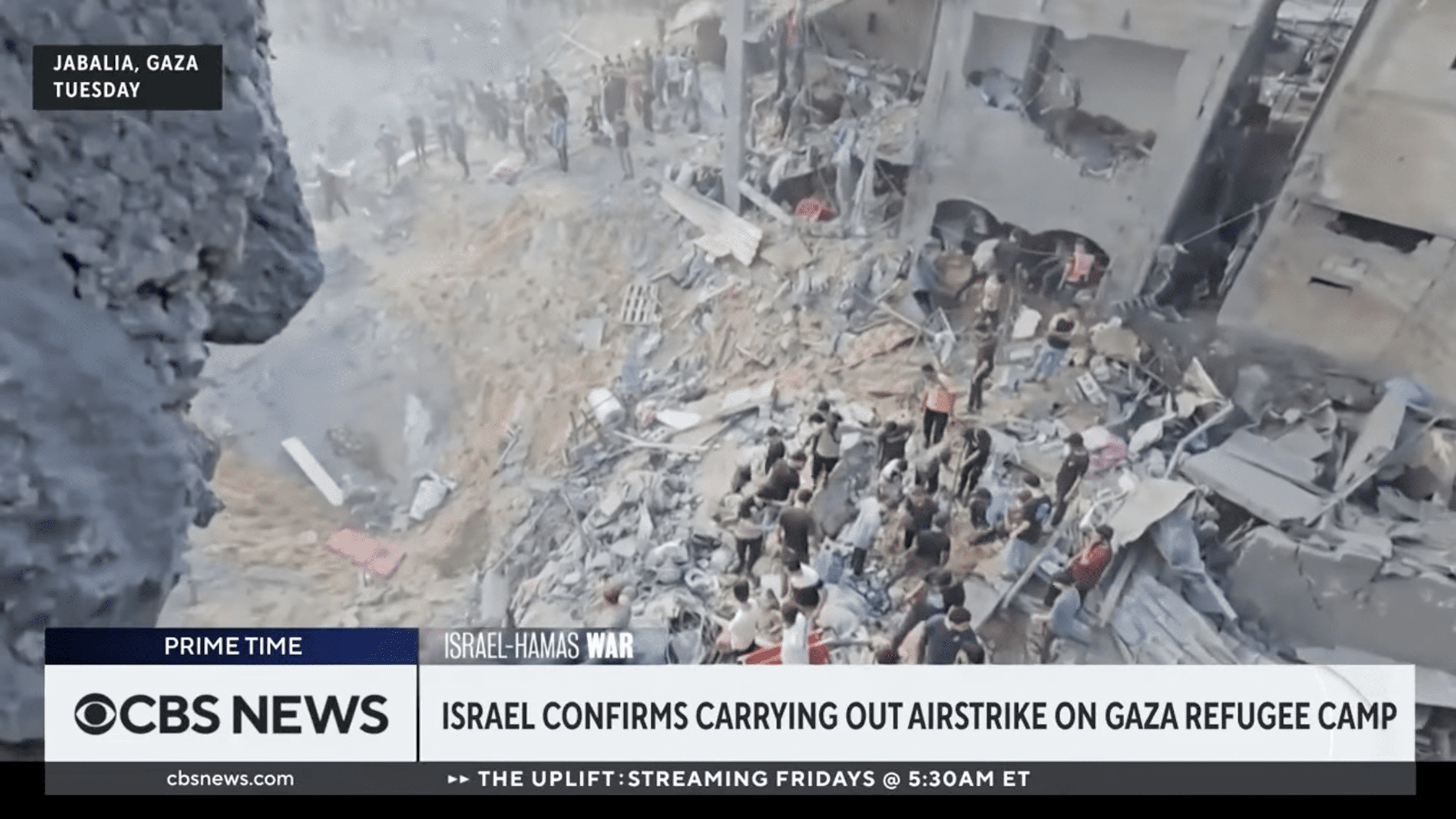 Israels strike on a refugee camp